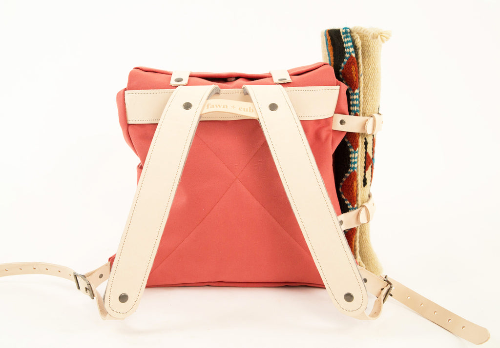 Ruckus Sack // Diaper Bag + Changing Mat Combo - Desert Rose