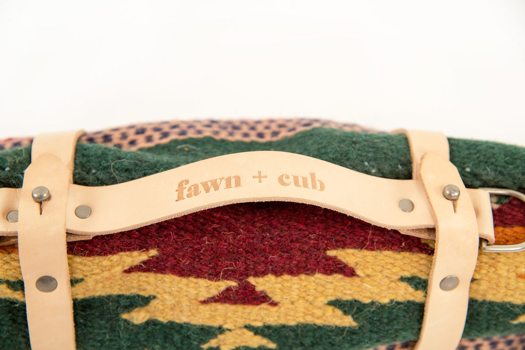 The Yucca Mat // Wool Collection // Forest Rose