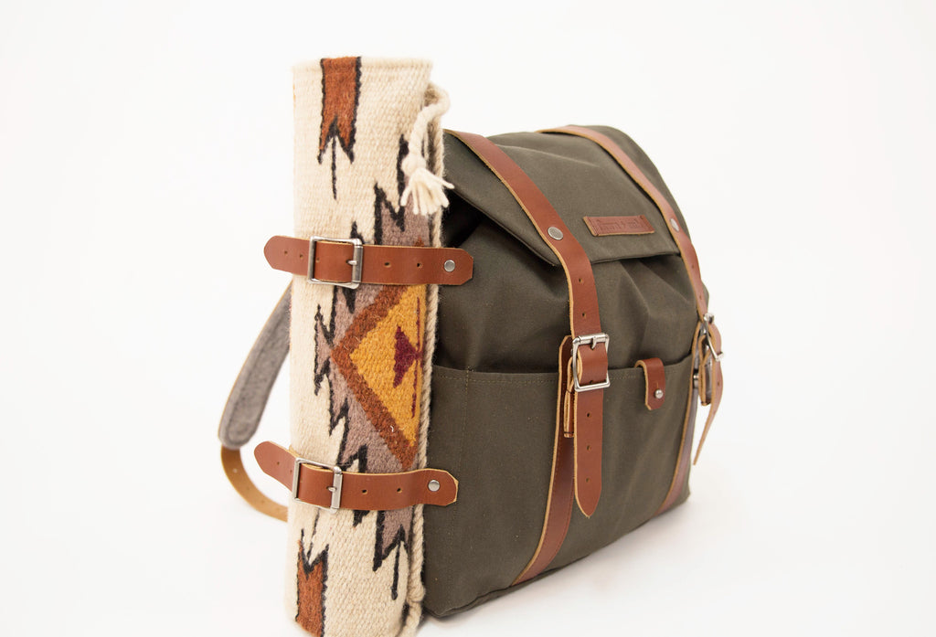 Ruckus Sack // Diaper Bag + Changing Mat Combo - Desert Moss
