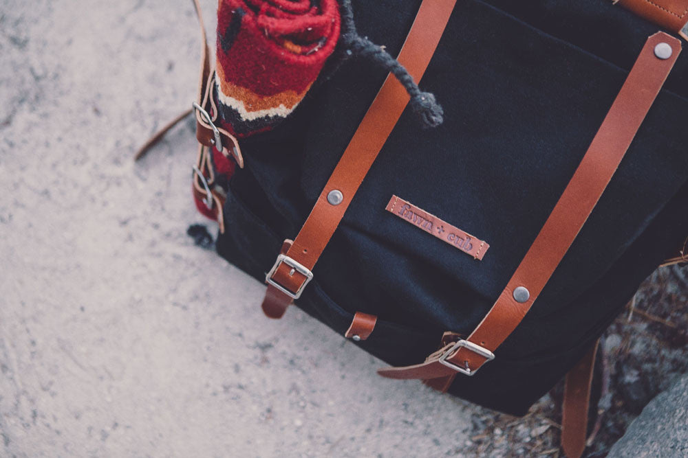 Ruckus Sack // Diaper Bag + Changing Mat Combo - Cocoa Black
