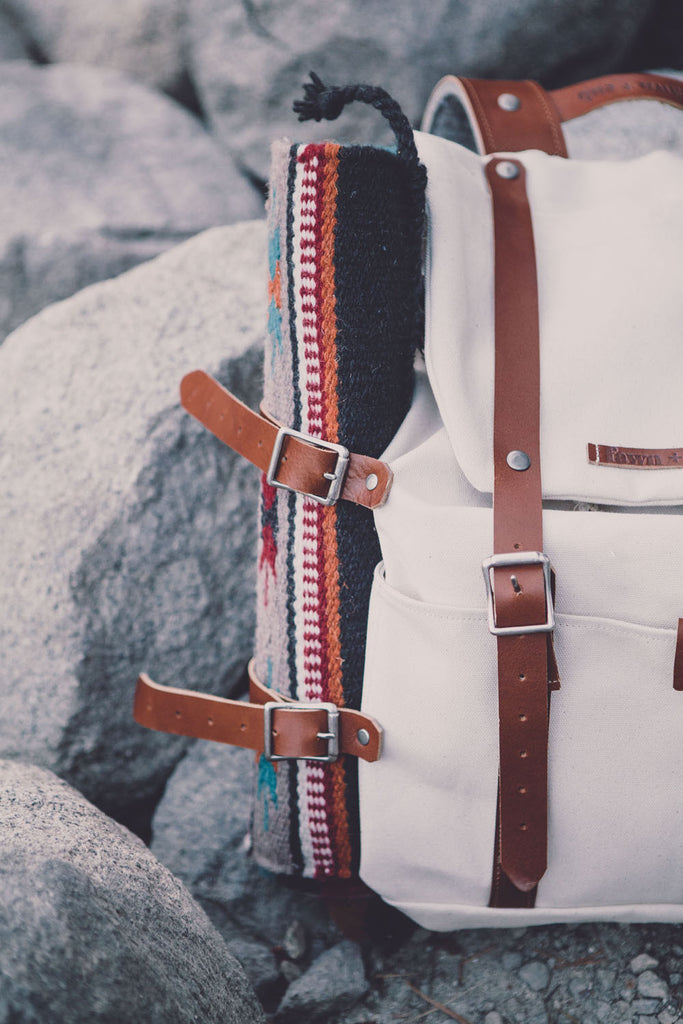 Ruckus Sack // Diaper Bag + Changing Mat Combo - Moonlight Sand