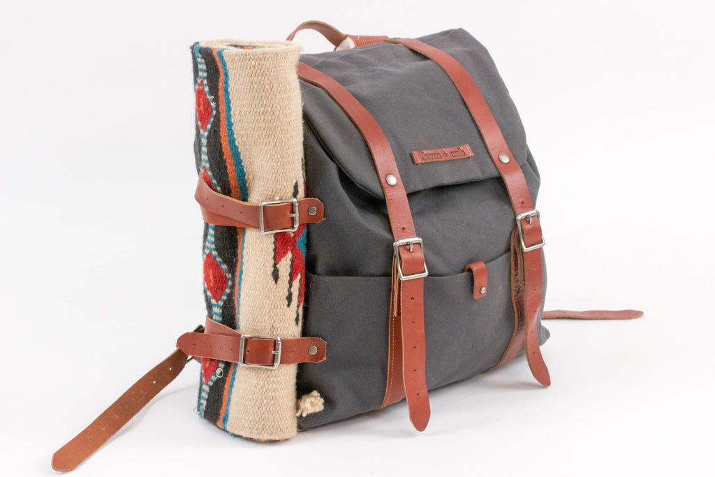 Ruckus Sack // Diaper Bag + Changing Mat Combo - Slate Grey