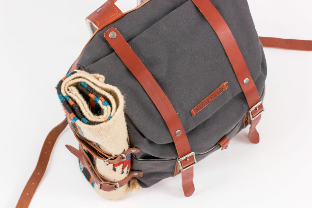 Ruckus Sack // Diaper Bag + Changing Mat Combo - Slate Grey