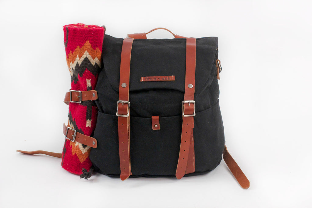 Ruckus Sack // Diaper Bag + Changing Mat Combo - Cocoa Black