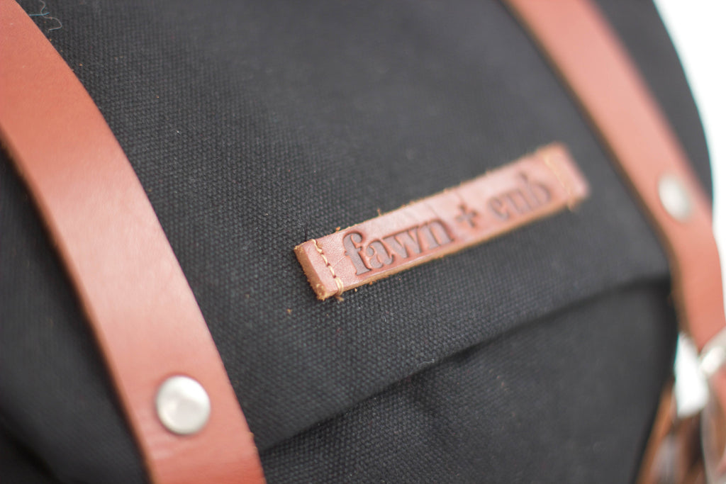 Ruckus Sack // Diaper Bag + Changing Mat Combo - Cocoa Black