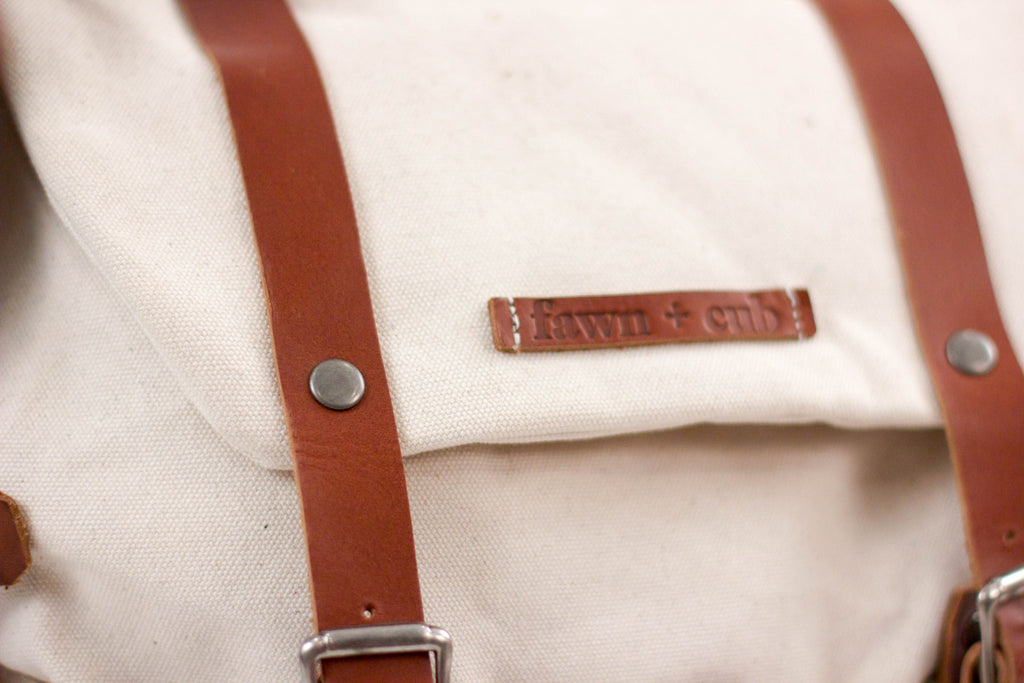 Ruckus Sack // Diaper Bag + Changing Mat Combo - Moonlight Sand