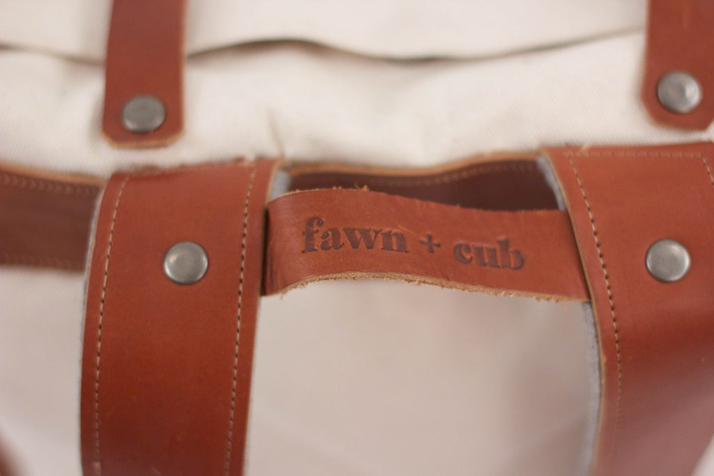 Ruckus Sack // Diaper Bag + Changing Mat Combo - Moonlight Sand