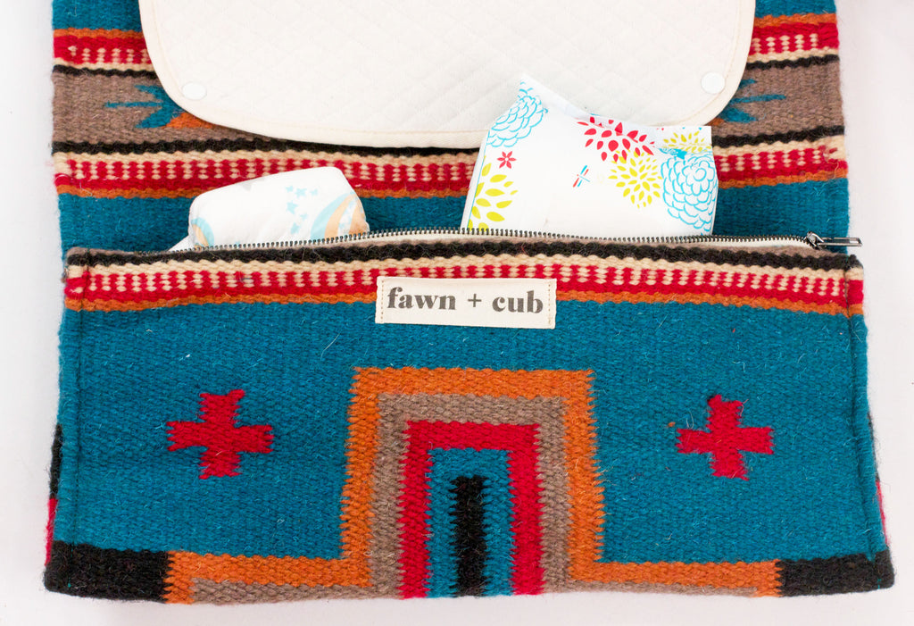 Ruckus Sack // Diaper Bag + Changing Mat Combo - Moonlight Sand