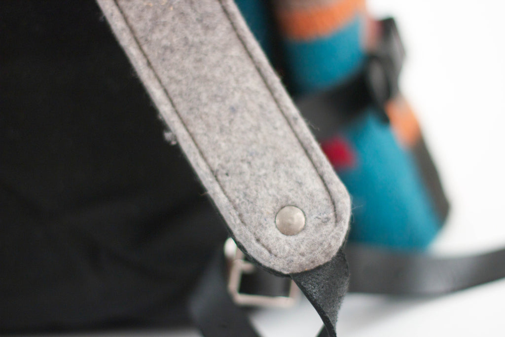 Ruckus Sack // Diaper Bag + Changing Mat Combo - Midnight Black