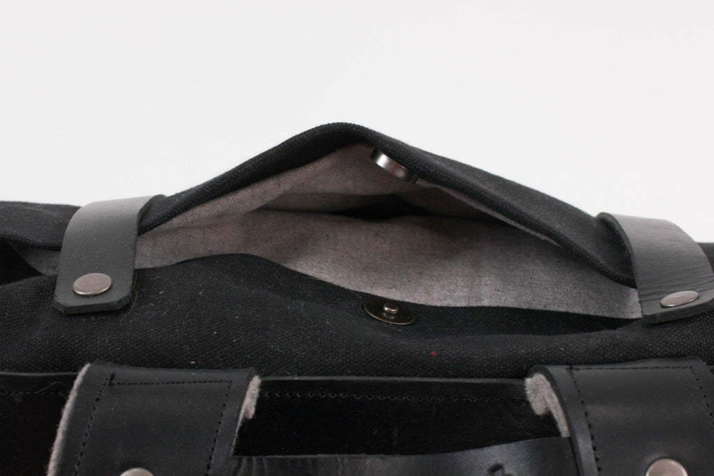 Ruckus Sack // Diaper Bag + Changing Mat Combo - Midnight Black