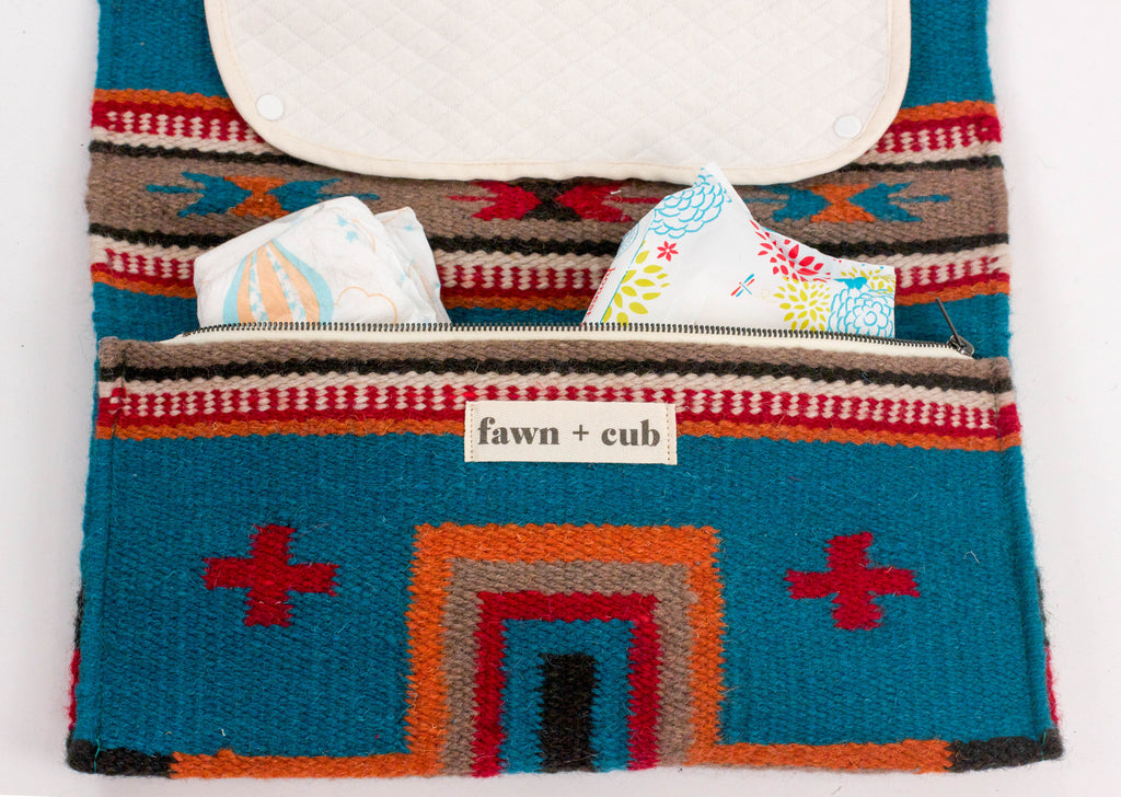 Ruckus Sack // Diaper Bag + Changing Mat Combo - Midnight Black