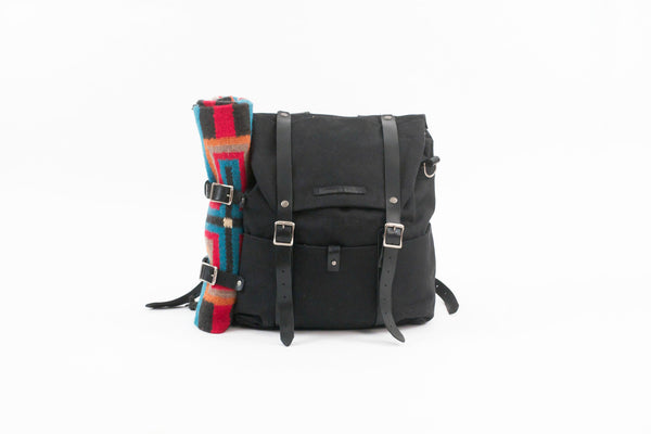 Ruckus Sack // Diaper Bag + Changing Mat Combo - Midnight Black
