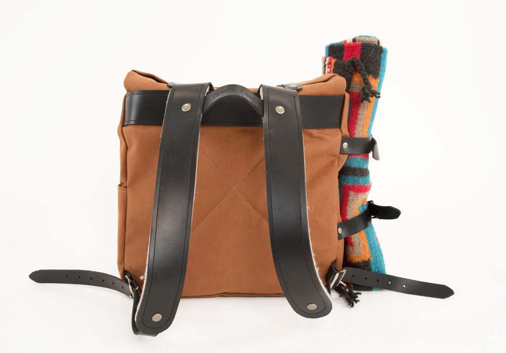 Ruckus Sack // Diaper Bag + Changing Mat Combo - Tobacco Black