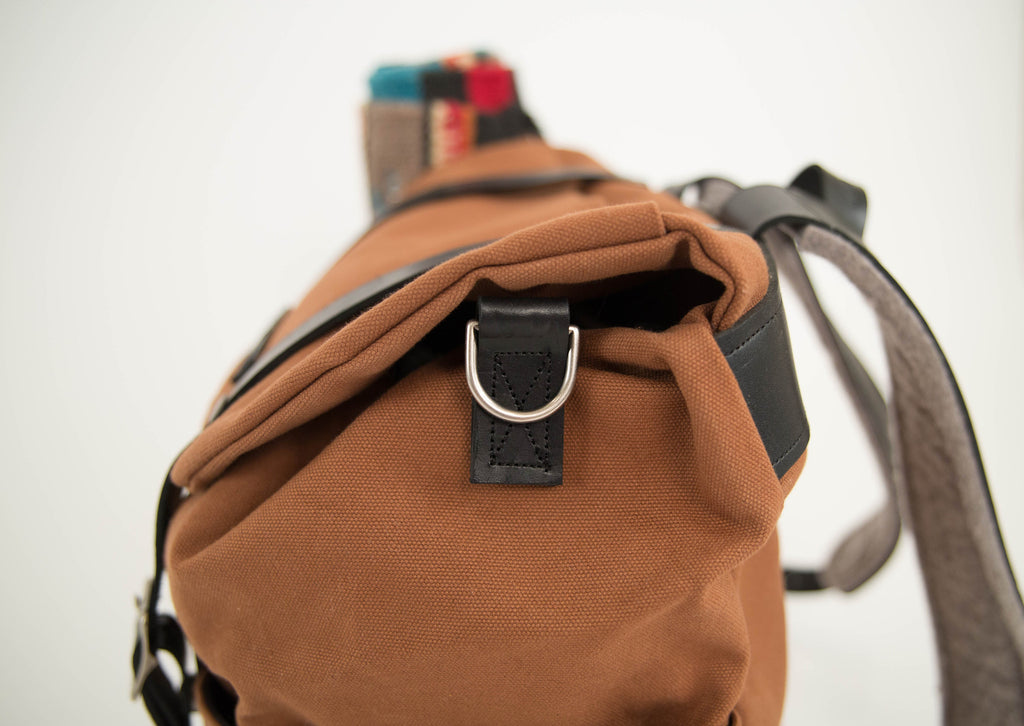 Ruckus Sack // Diaper Bag + Changing Mat Combo - Tobacco Black