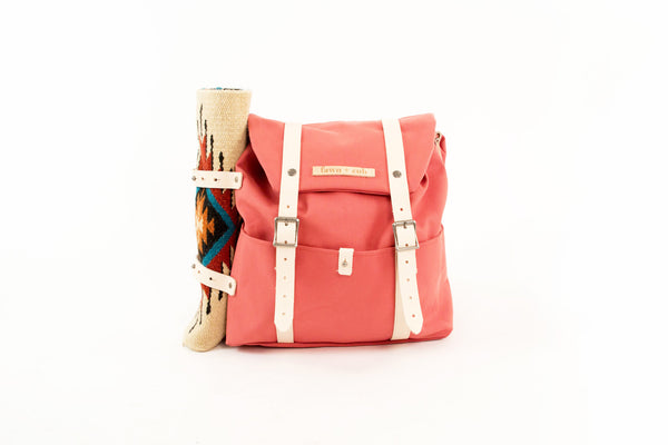 Ruckus Sack // Diaper Bag + Changing Mat Combo - Desert Rose