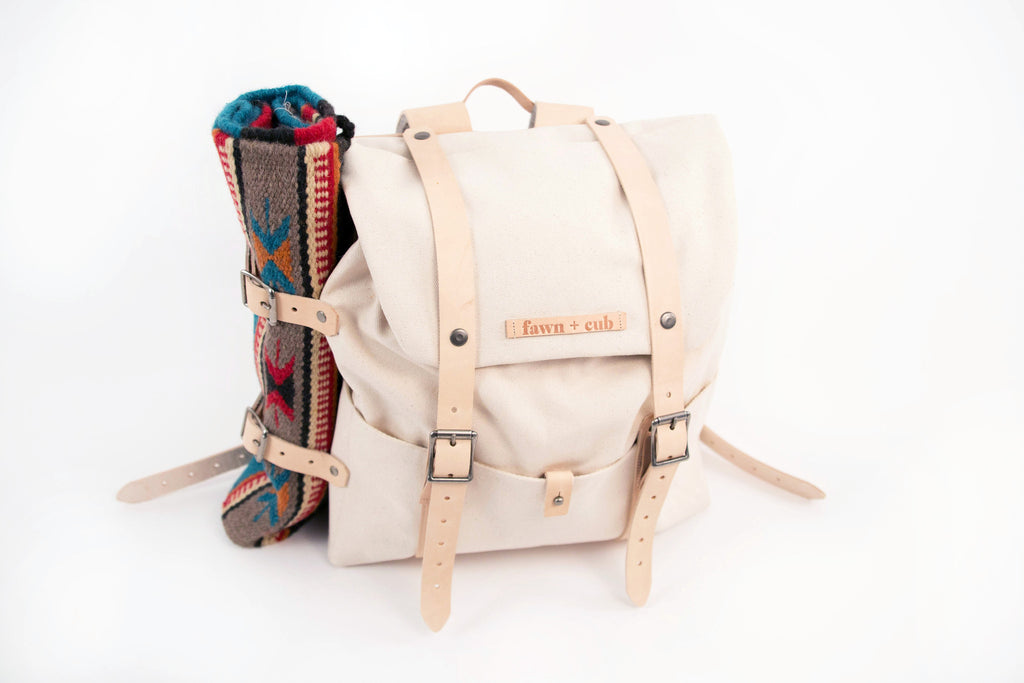 Ruckus Sack // Diaper Bag + Changing Mat Combo - Crystal Sand