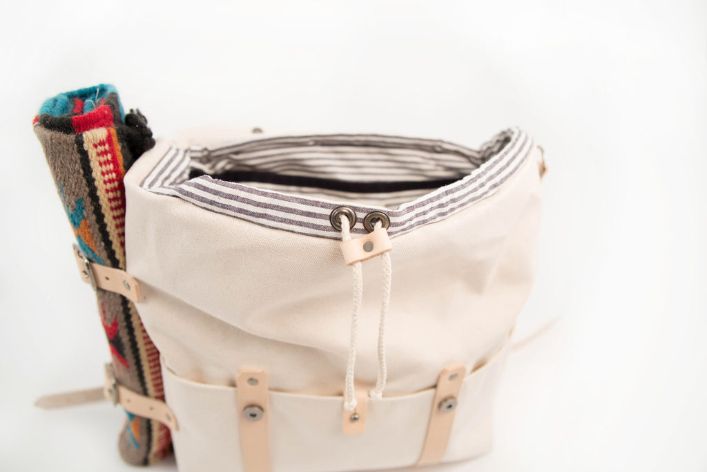 Ruckus Sack // Diaper Bag + Changing Mat Combo - Crystal Sand
