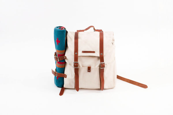Ruckus Sack // Diaper Bag + Changing Mat Combo - Moonlight Sand