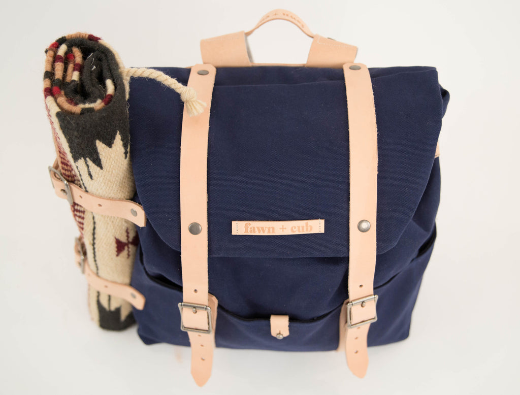 Ruckus Sack // Diaper Bag + Changing Mat Combo - Blue Moon