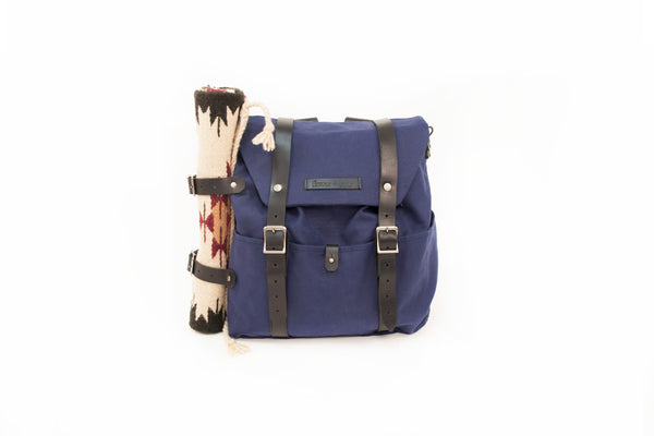 Ruckus Sack // Diaper Bag + Changing Mat Combo - Indigo Black