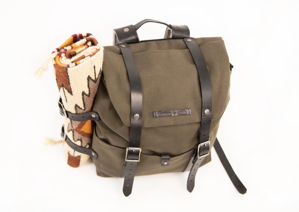 Ruckus Sack // Diaper Bag + Changing Mat Combo - Pine