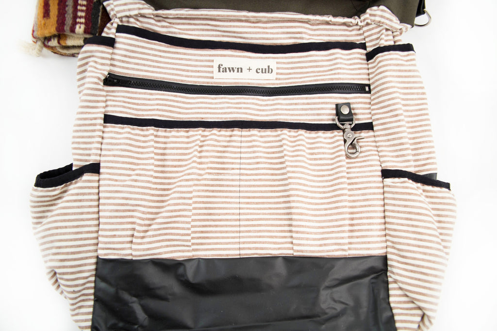 Ruckus Sack // Diaper Bag + Changing Mat Combo - Pine